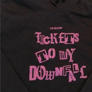 MGK tickets to my downfall sweatshirt